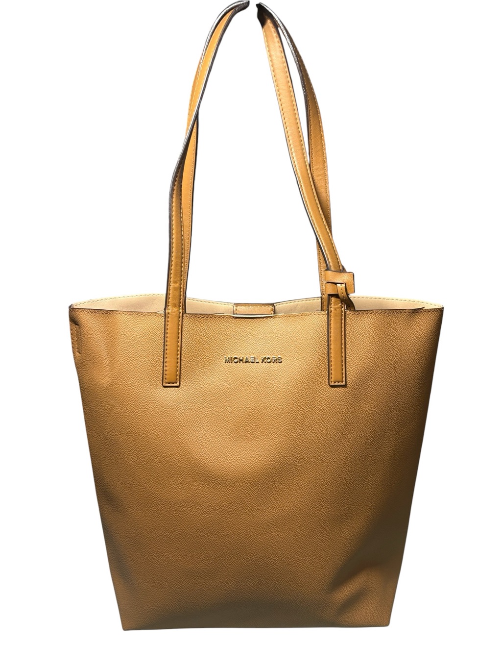 Michael Kors Sady Large Saffiano Leather Tote Acorn / Camel Brown